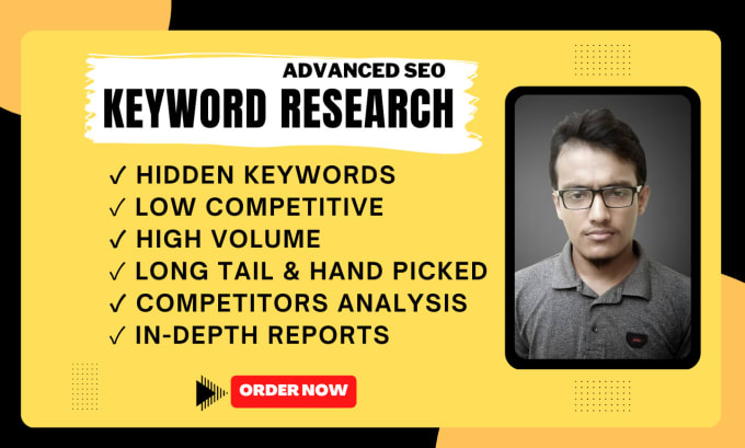 Gig Preview - Do long tail keyword research and competitor analysis for better SEO