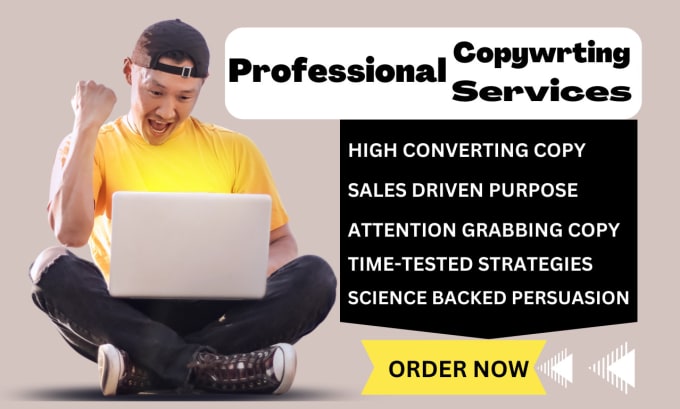 Bestseller - do professional copywriting for your website, email,ad, sales copy,content pitch