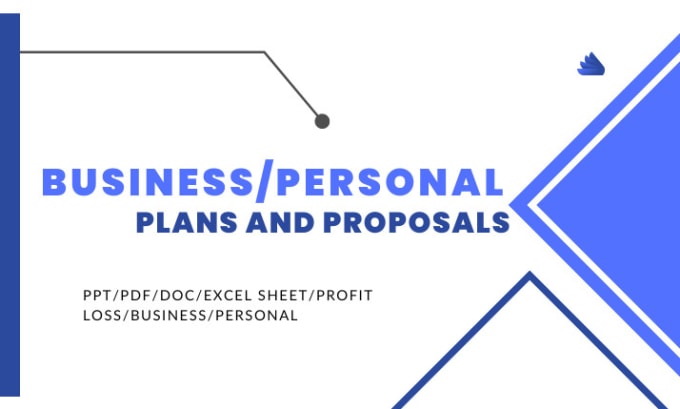 Gig Preview - Make ppt pdf doc excel sheets plans proposals for personal or business use