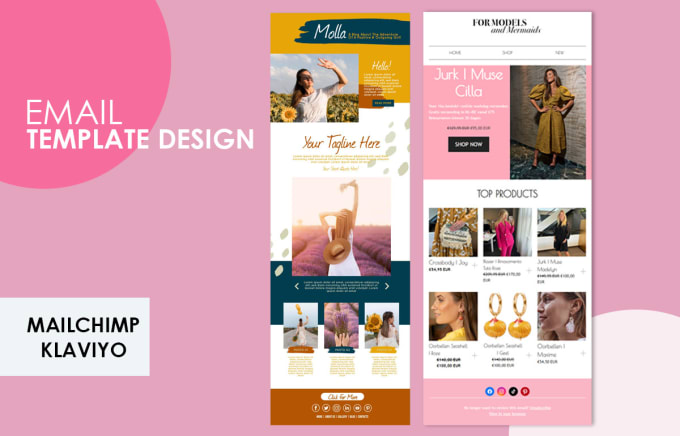 Gig Preview - Design mailchimp email template newsletter for email campaign