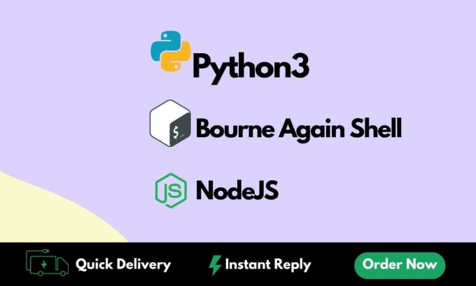 Gig Preview - Do python, nodejs projects, scripts, build bots, web crawlers, restfulapi