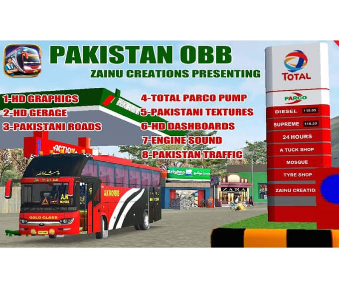 Gig Preview - Provide you bus simulator pakistani mod game