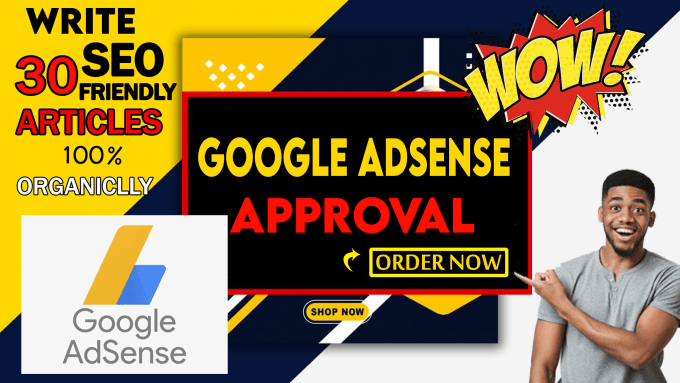 Gig Preview - Write 30 SEO friendly articles for google adsense approval