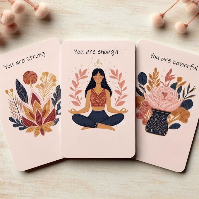 Gig Preview - Design printable motivationnal affirmation cards