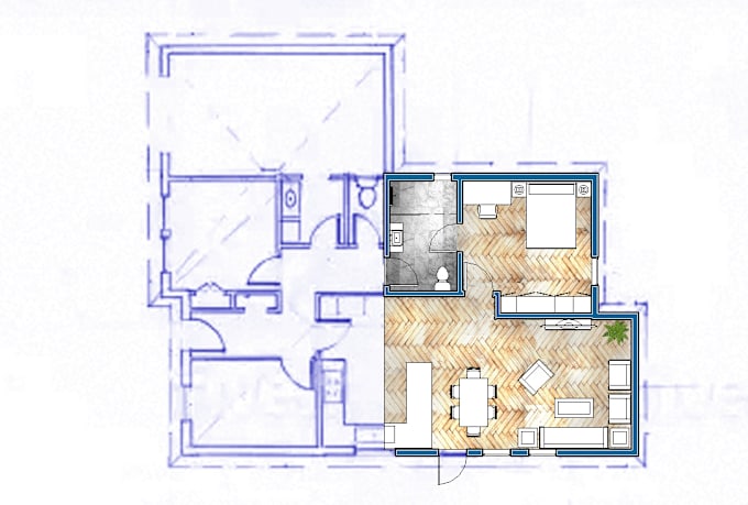 Gig Preview - Convert hand drawn blueprints into 2d drawings