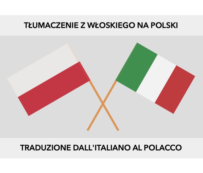 Gig Preview - Translate from italian to polish