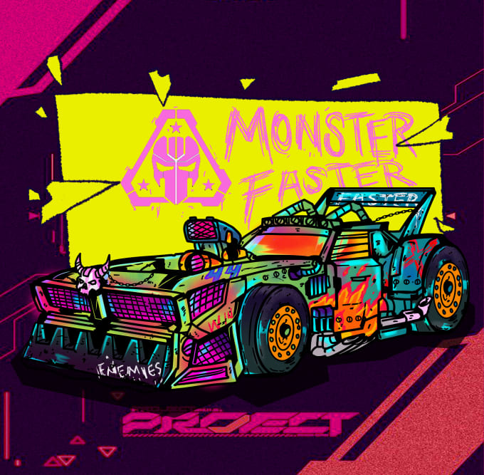 Gig Preview - Draw your car into cyberpunk style