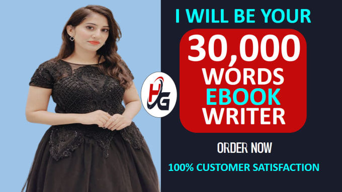 Gig Preview - Ghost write 30,000 words ebook as ghost book writer, and ghost ebook writer