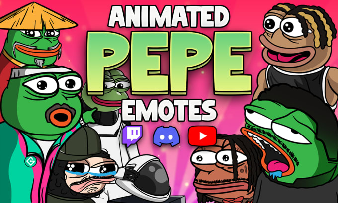 Gig Preview - Create custom animated pepe the frog emotes