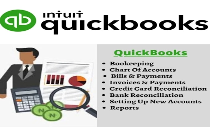 Gig Preview - Do quickbooks bookkeeping accounting