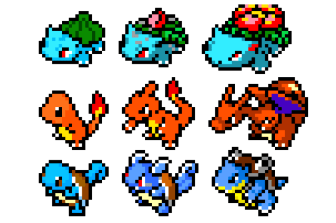 Gig Preview - Draw pokemon pixel art