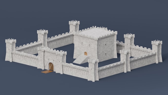 Gig Preview - Design 3d game ready assets on blender