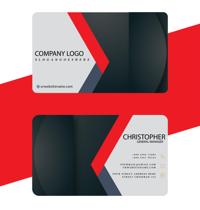 Gig Preview - Do professional and modern business card design