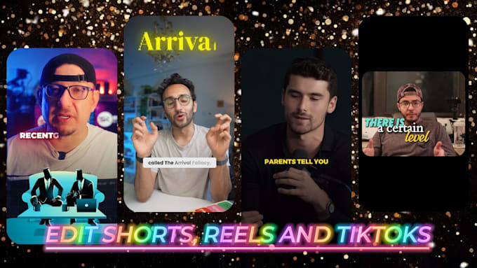 Bestseller - edit short form video for tiktok, reels and youtube shorts with captions