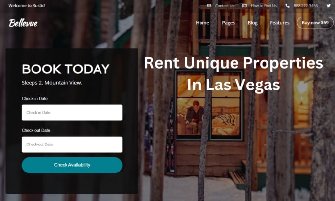 Gig Preview - Create short term rental, vacation rental website with online booking