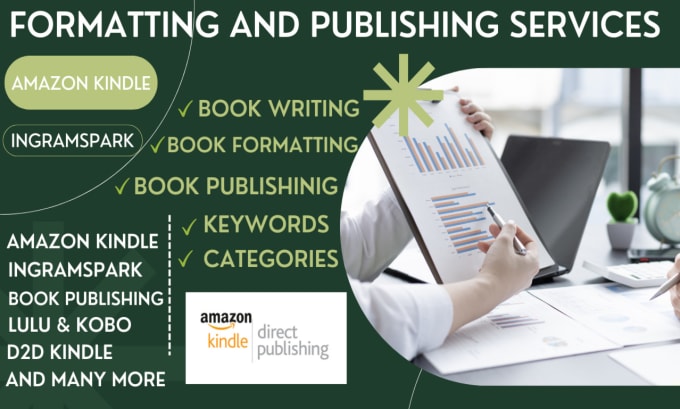 Gig Preview - Be KDP virtual assistant to format upload and publish book on amazon kindle