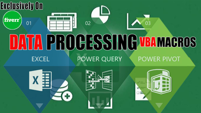 Gig Preview - Do data processing using excel vba macro and power query