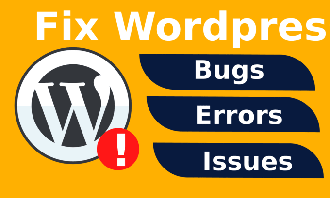 Gig Preview - Help you to fix wordpress errors, bugs and wordpress issues