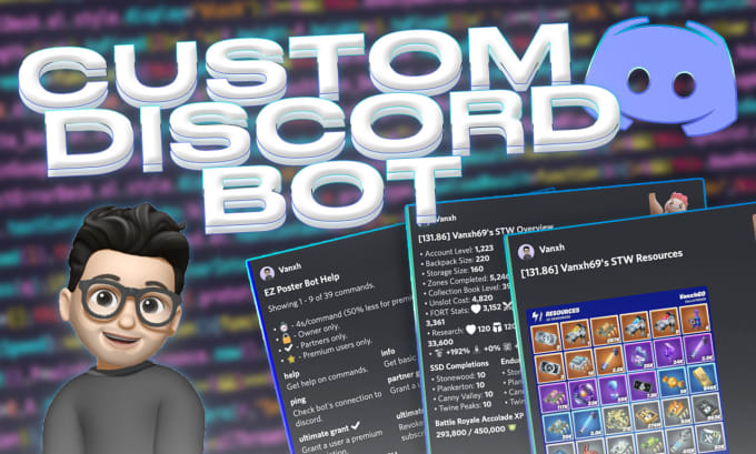 Gig Preview - Build you your own custom discord bot