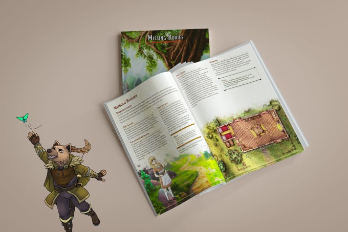 Gig Preview - Design your dnd adventure pdf book