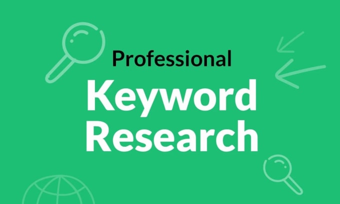 Gig Preview - Seo keyword research and competitor analysis