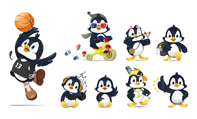 Bestseller - set animal cartoon mascot