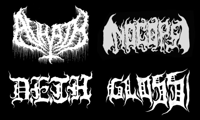 Gig Preview - Make metal and hardcore logo font illustration