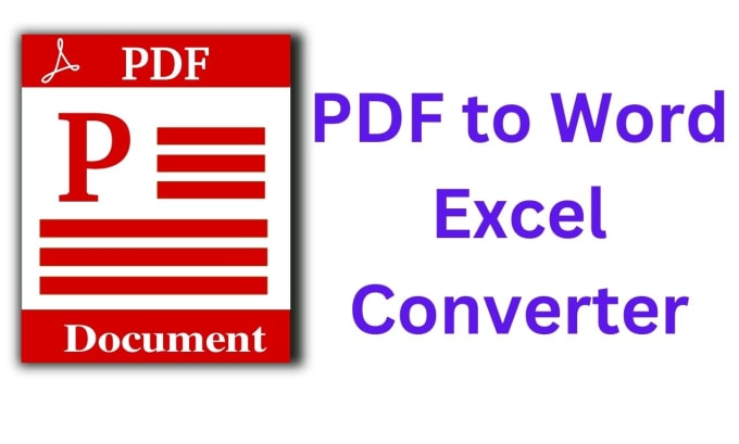 Gig Preview - Amazing convert PDF to word, excel, and editable text format