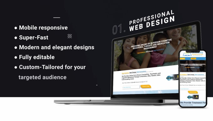 Gig Preview - Do modern, responsive wordpress website design in 24 hours