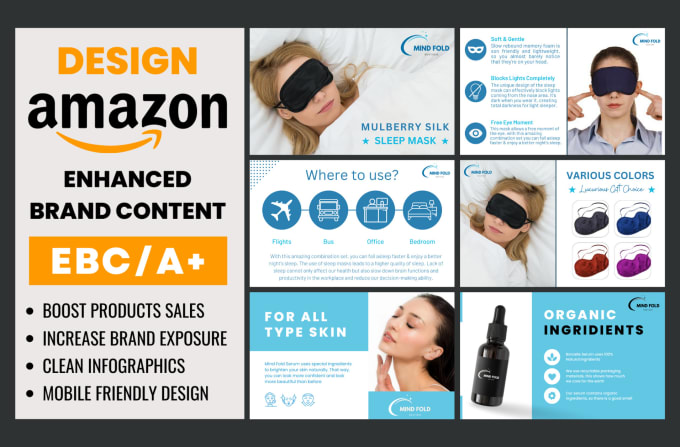 Gig Preview - Design amazon enhanced brand content ebc a plus images