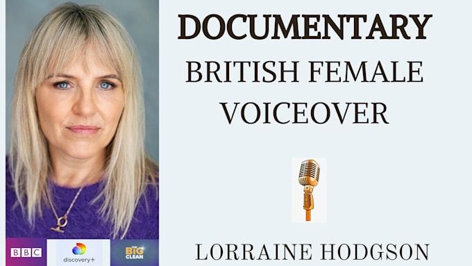 Gig Preview - Record a british northern documentary voice over