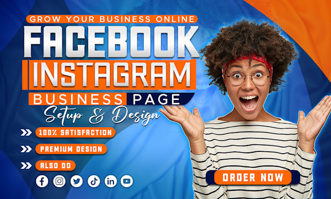 Gig Preview - Create and setup impressive facebook or instagram business page