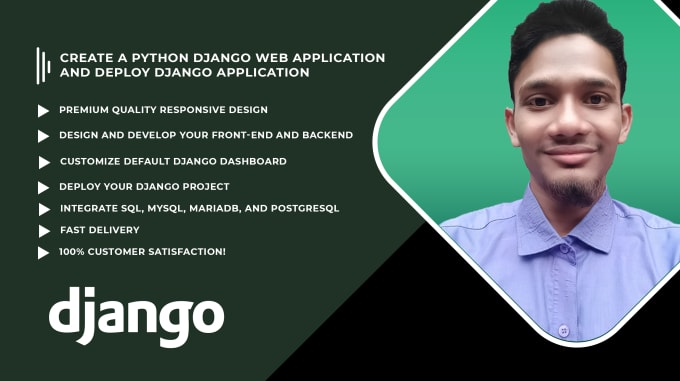 Gig Preview - Create a python django web application