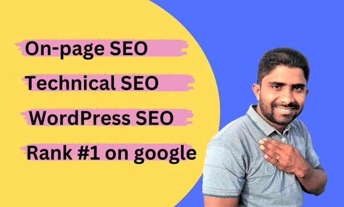 Gig Preview - Do on page seo and technical optimization of your website