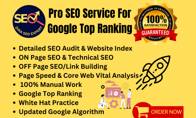 Gig Preview - Do pro SEO service for google top ranking