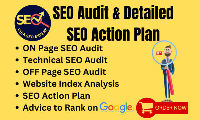 Gig Preview - Do website SEO audit and provide detailed action plan