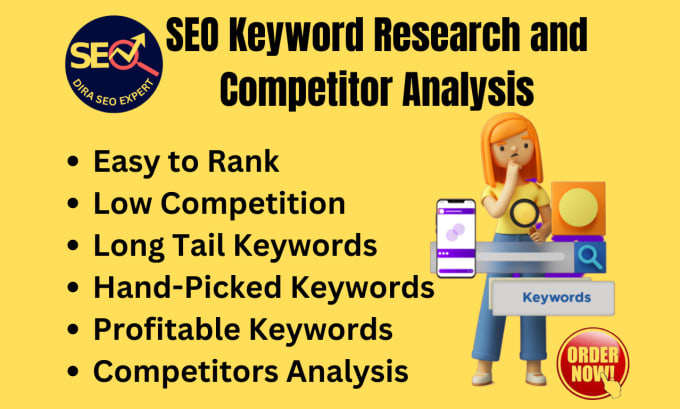 Gig Preview - Do SEO keyword research and competitor analysis