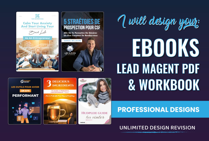 Gig Preview - Design amazing ebook, pdf lead magnet, booklet and brochures