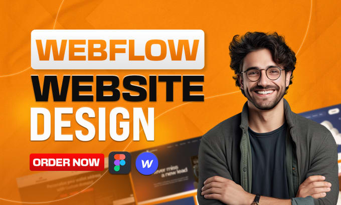 Gig Preview - Design or develop webflow website, webflow expert, figma to webflow