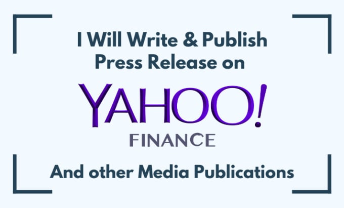 Gig Preview - Do press release distribution on yahoo finance