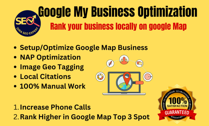 Gig Preview - Optimize google my business with top local SEO strategy