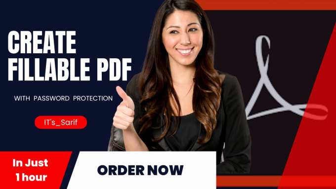 Gig Preview - Create professionally fillable pdf form within 1 hour