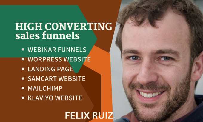 Gig Preview - Build responsive sales funnel on samcart, kartra, wordpress, mailchimp, klaviyo