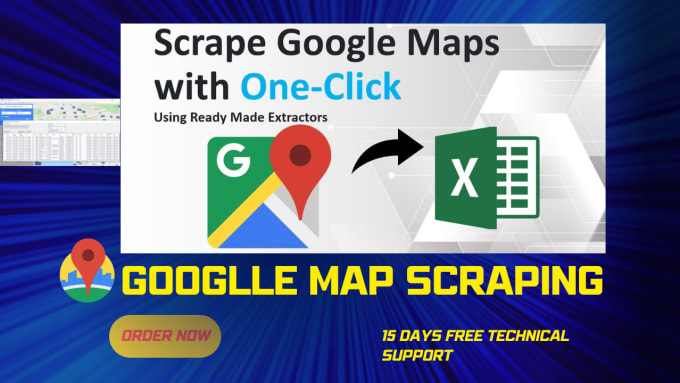 Gig Preview - Scrape google map data for lead generation, b2b data extraction