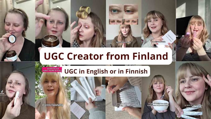 Bestseller - create fantastic ugc in english or in finnish