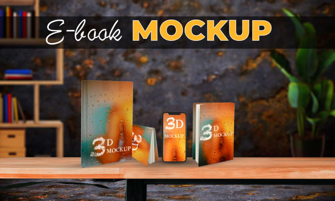 Gig Preview - Design professional book covers with free 3d mockup