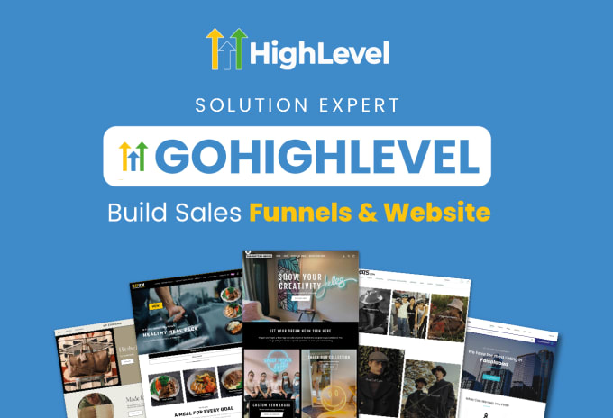 Gig Preview - Build gohighlevel website gohighlevel automation leadpages by gohighlevel expert