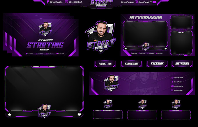 Gig Preview - Design animated stream overlay, overlay twitch, stream package