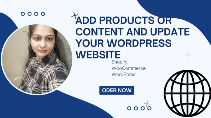 Gig Preview - Add products, content and update your wordpress website