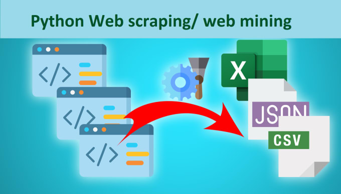 Gig Preview - Do web scraping data extraction data mining using python as fast as possible